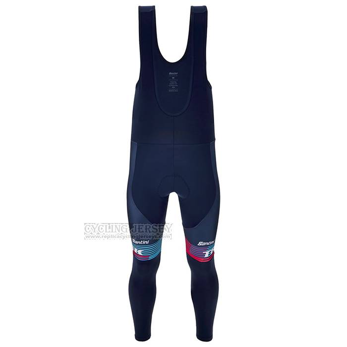 2023 Cycling Jersey Trek Factory Blue Long Sleeve And Bib Short